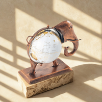Elephant White Globe