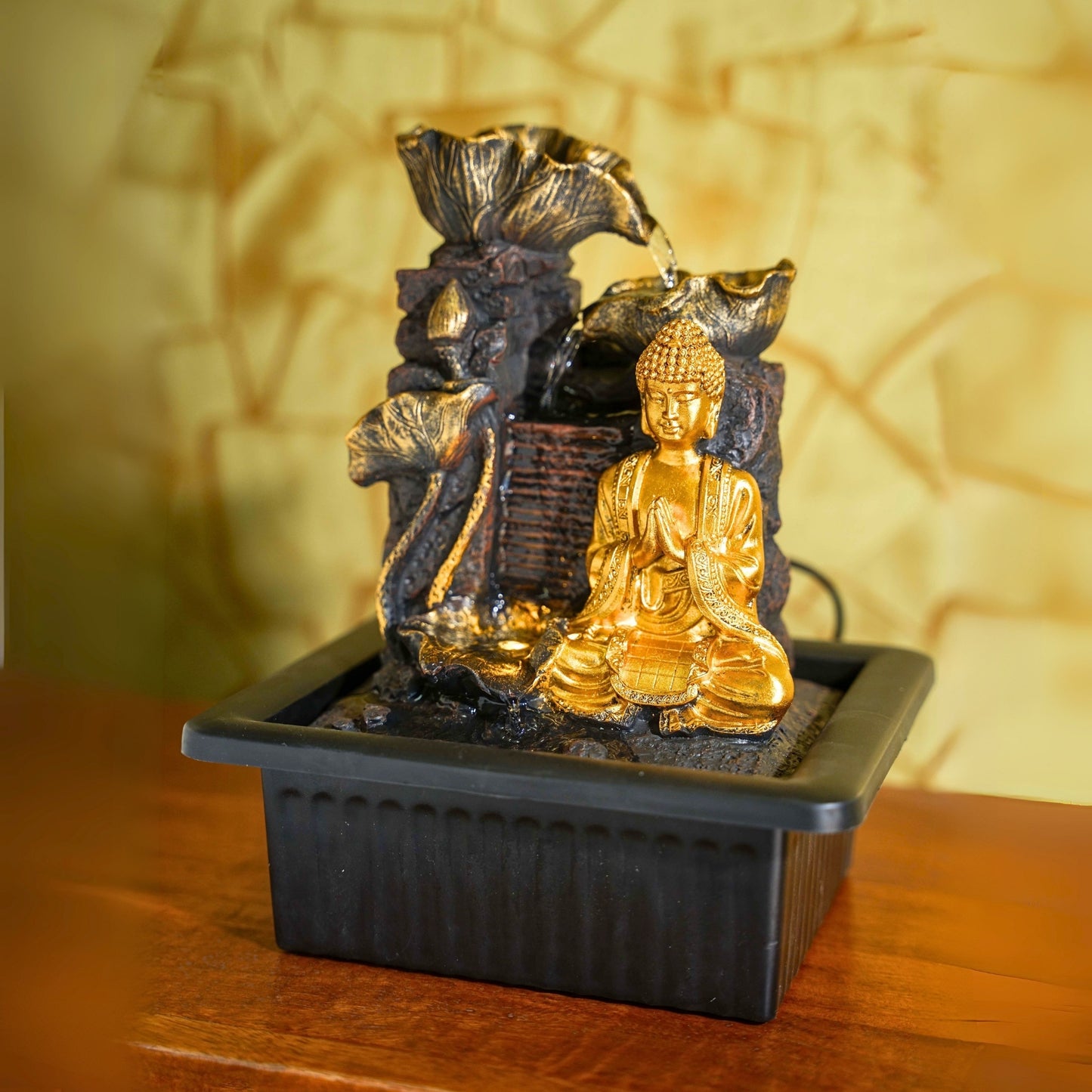 Meditating Buddha Waterfall