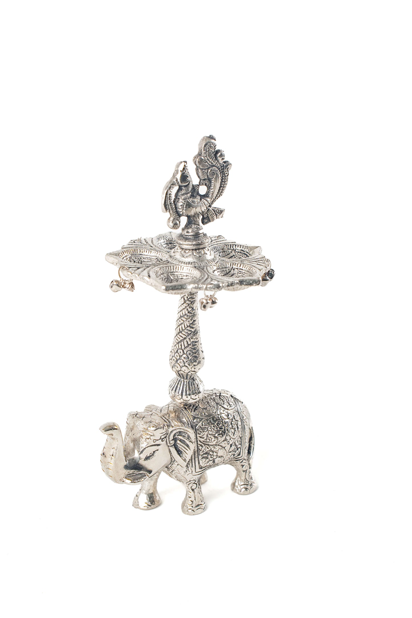 Ganesha Silver Lamp