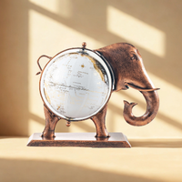 Elephant White Globe