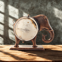 Elephant White Globe