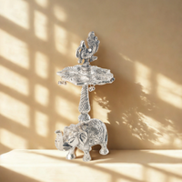 Ganesha Silver Lamp
