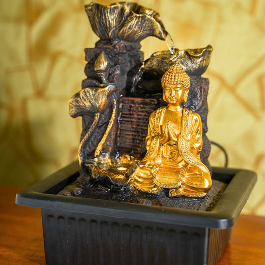 Meditating Buddha Waterfall
