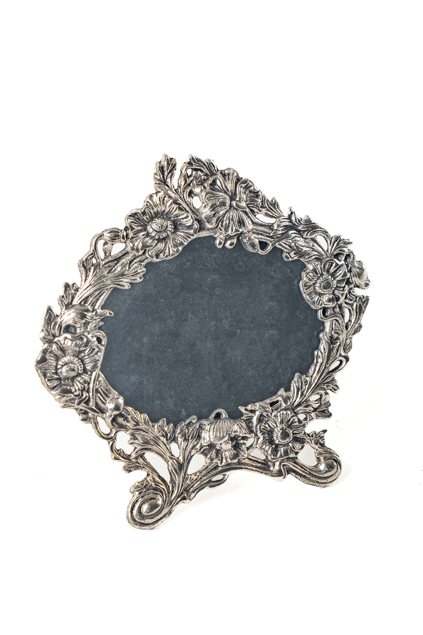 Vintage Bloom Silver Frame