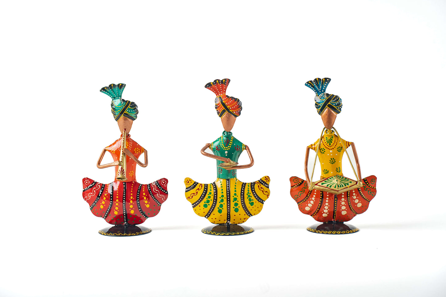 Rajasthani Folk  Figurines(set of 3)