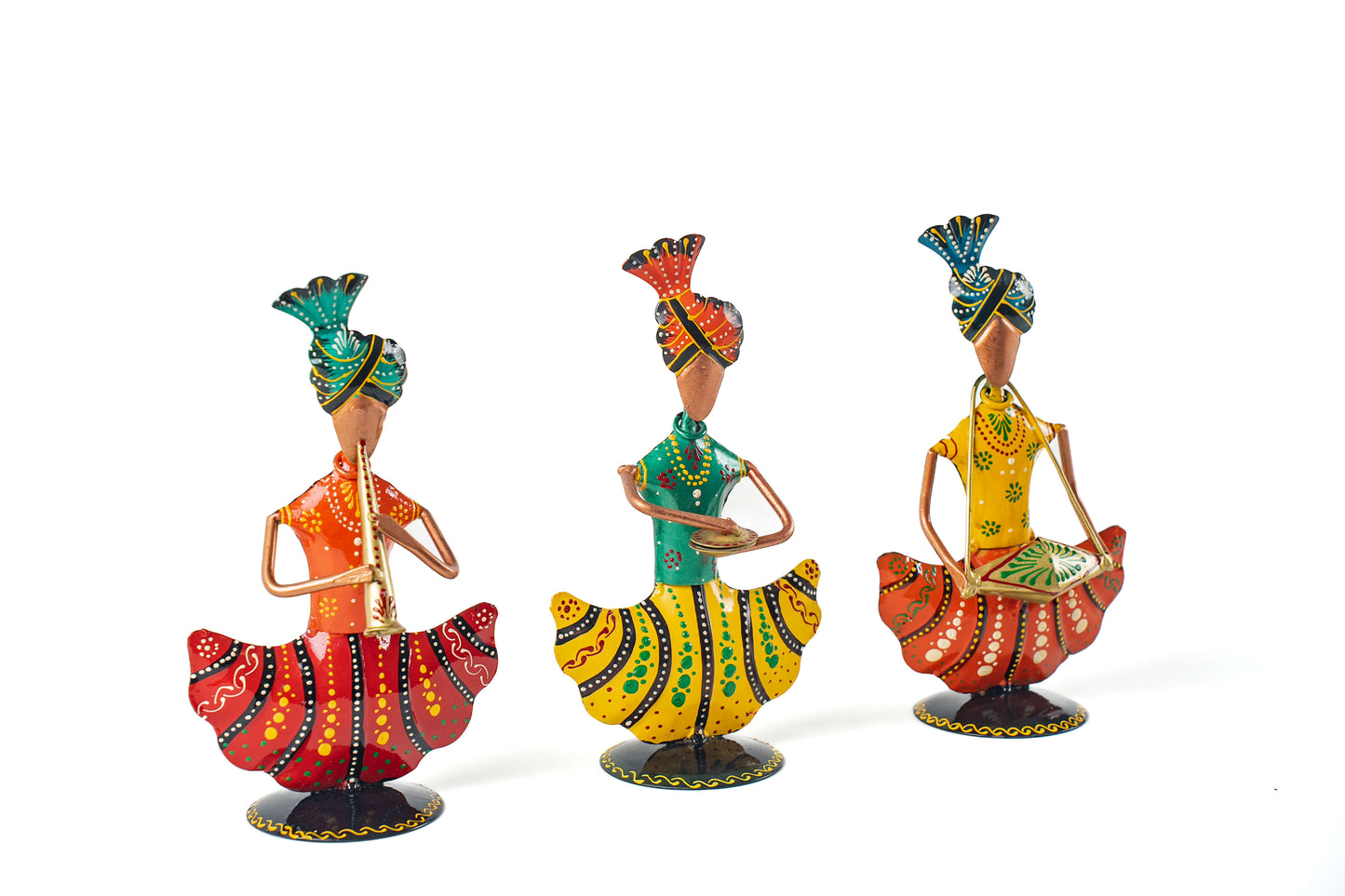 Rajasthani Folk  Figurines(set of 3)